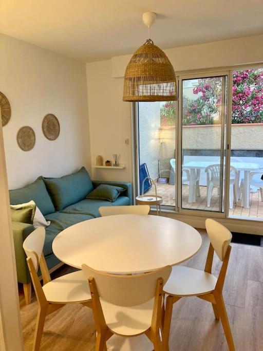 Le Grand Large 3 Pieces En Rez De Jardin, Avec Terrasse Et Acces Direct A La Plage A Pied Le Barcarès Eksteriør bilde